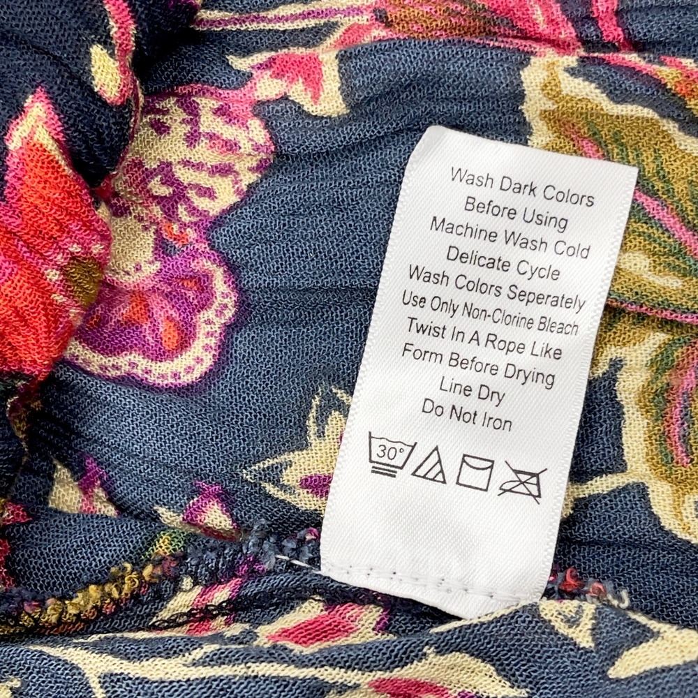 Woman Within Floral Maxi Dress Size 14 Gauzy Cottage Resort Feminine Summer Boho - Picture 8 of 11